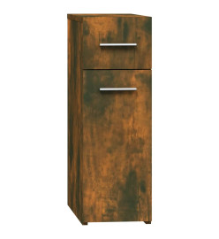 Armoire d'apothicaire Chêne fumé 20x45,5x60cm Bois d'ingénierie