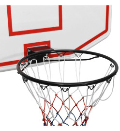 Panneau de basket-ball Blanc 109x71x3 cm Polyéthylène