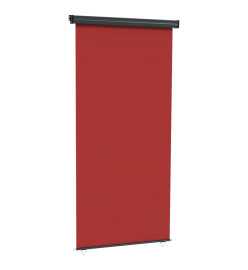 Auvent latéral de balcon 117x250 cm Rouge