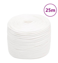 Corde de bateau Blanc complet 10 mm 25 m Polypropylène