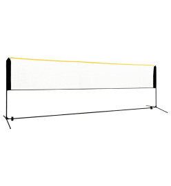 Filet de badminton réglable 500x103x94-158 cm Métal