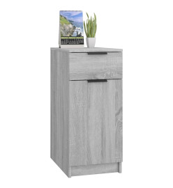 Armoire de bureau Sonoma gris 33,5x50x75 cm Bois d'ingénierie