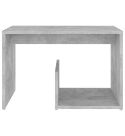 Table d'appoint Gris béton 59x36x38 cm Aggloméré