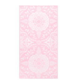 Tapis d'extérieur Rose 120x180 cm PP