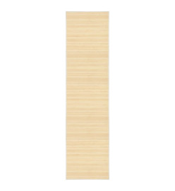 Tapis Bambou 80x300 cm Naturel