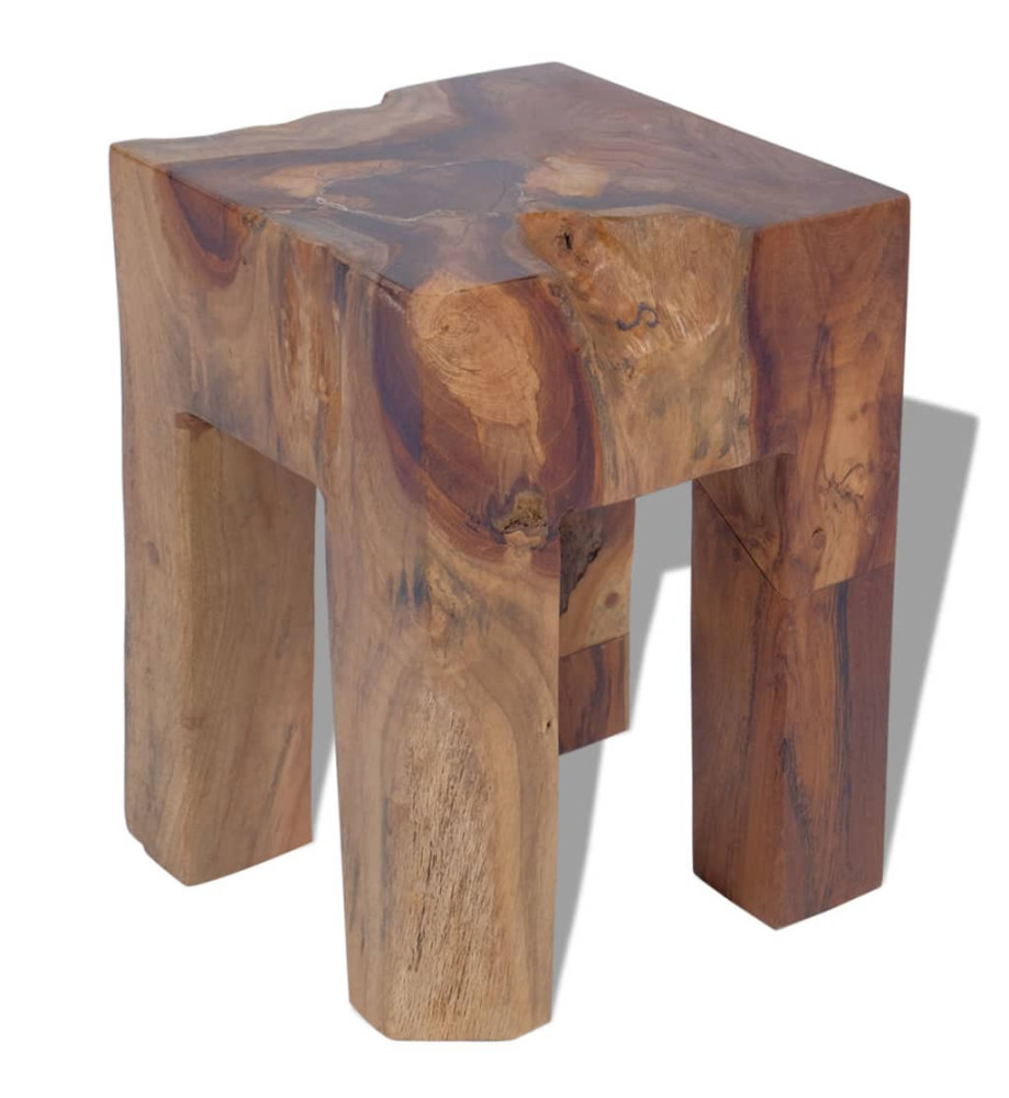 Tabouret Bois de teck massif