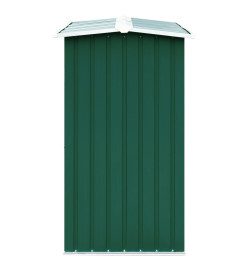 Abri de stockage de bois Acier galvanisé 172x91x154 cm Vert