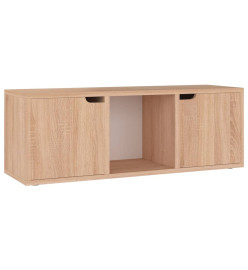 Meuble TV Chêne Sonoma 88,5x27,5x30,5 cm Aggloméré