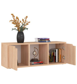 Meuble TV Chêne Sonoma 88,5x27,5x30,5 cm Aggloméré