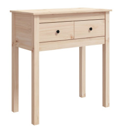 Table console 70x35x75 cm Bois massif de pin