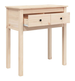 Table console 70x35x75 cm Bois massif de pin