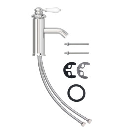 Robinet de lavabo de salle de bain Finition chromée 130x180 mm