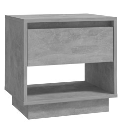 Tables de chevet 2 pcs Gris béton 45x34x44 cm Aggloméré