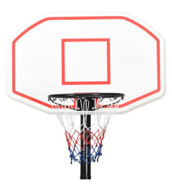 Support de basket-ball Blanc 258-363 cm Polyéthylène