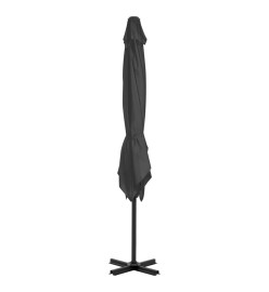 Parasol avec base portable Anthracite