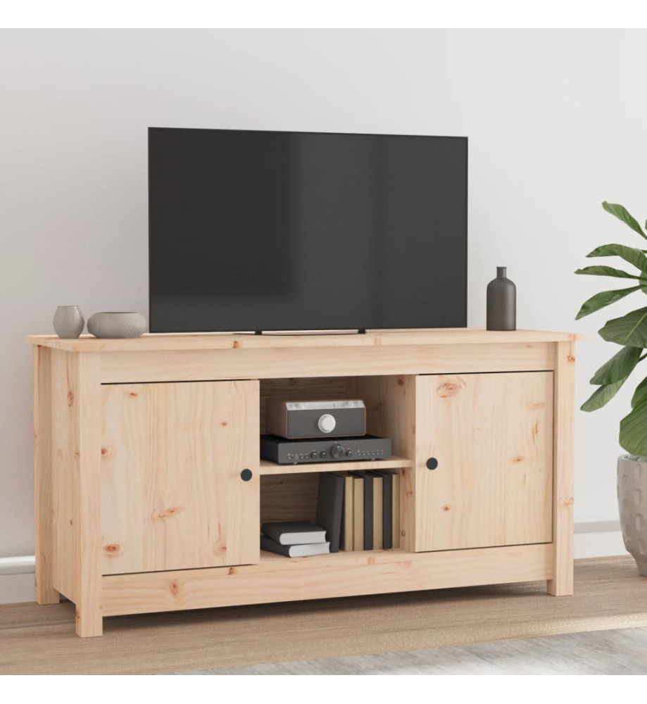 Meuble TV 103x36,5x52 cm Bois de pin massif