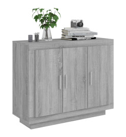 Buffet Sonoma gris 92x35x75 cm Bois d'ingénierie