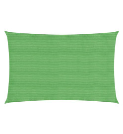 Voile d'ombrage 160 g/m² Vert clair 2x5 m PEHD