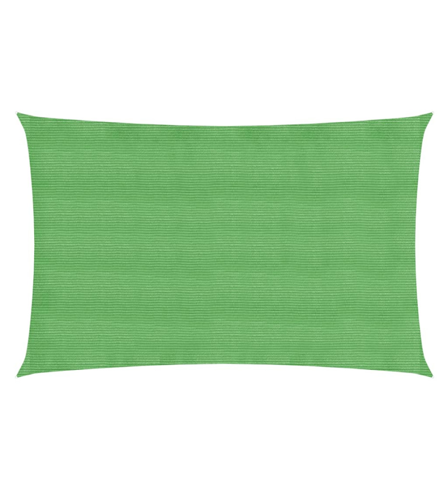 Voile d'ombrage 160 g/m² Vert clair 2x5 m PEHD