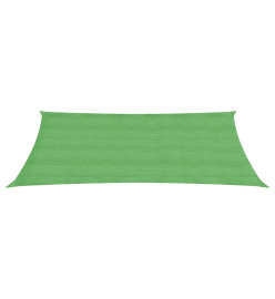 Voile d'ombrage 160 g/m² Vert clair 2x5 m PEHD