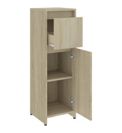 Armoire de salle de bain Chêne sonoma 30x30x95 cm Aggloméré