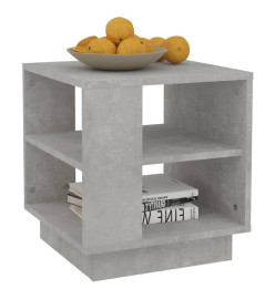 Table basse Gris béton 40x40x43 cm Bois d'ingénierie