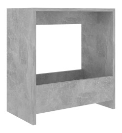 Table d'appoint Gris béton 50x26x50 cm Aggloméré