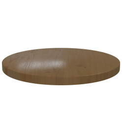 Dessus de table Marron Ø40x2,5 cm Bois de pin massif