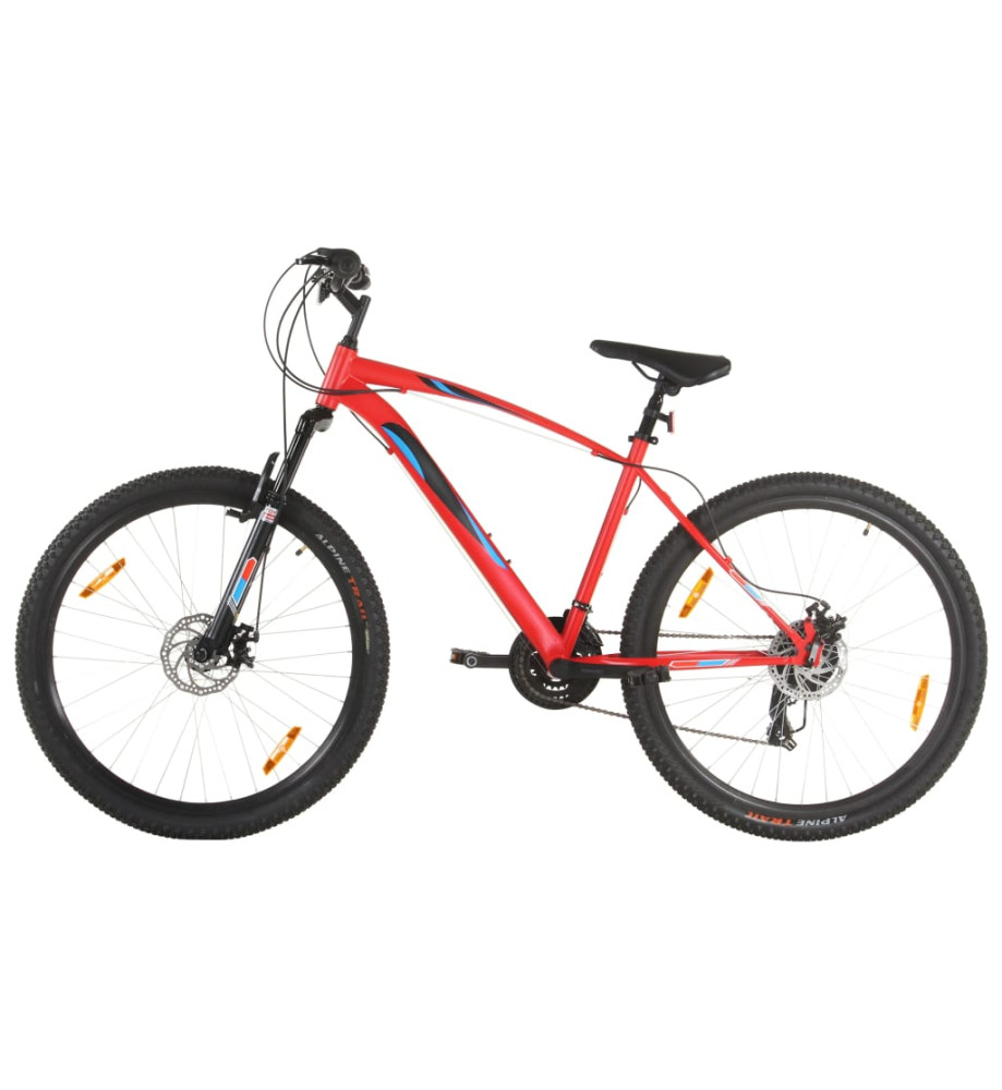 Vélo de montagne 21 vitesses Roues 29 pouces Cadre 48 cm Rouge