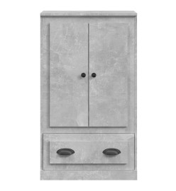 Buffet haut gris béton 60x35,5x103,5 cm bois d'ingénierie