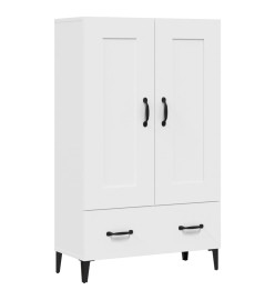 Buffet haut Blanc 70x31x115 cm Bois d'ingénierie