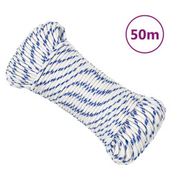 Corde de bateau Blanc 4 mm 50 m Polypropylène