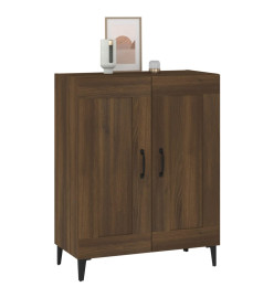 Buffet chêne marron 69,5x34x90 cm bois d'ingénierie