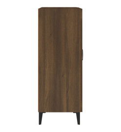 Buffet chêne marron 69,5x34x90 cm bois d'ingénierie