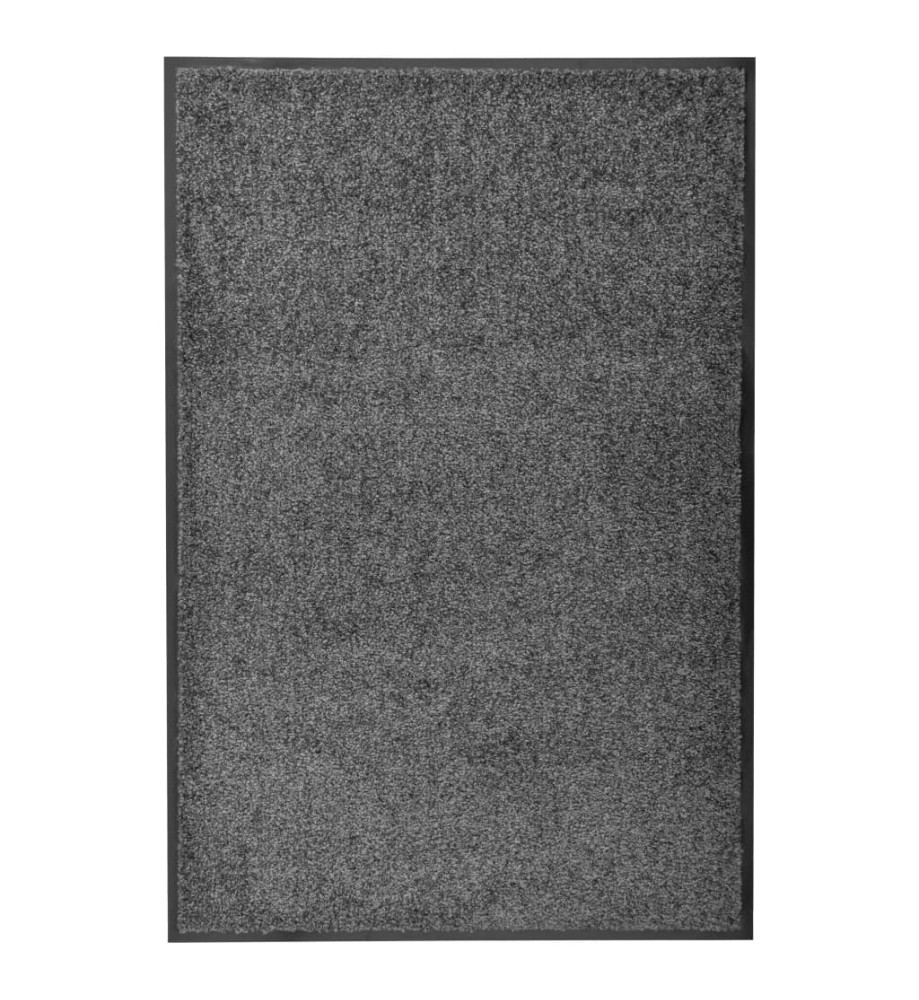 Paillasson lavable Anthracite 60x90 cm