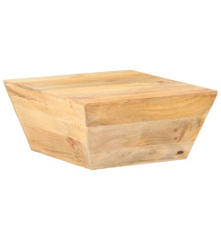 Table basse en forme de V 66x66x30 cm Bois de manguier massif