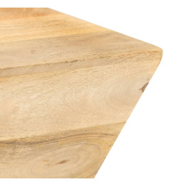 Table basse en forme de V 66x66x30 cm Bois de manguier massif