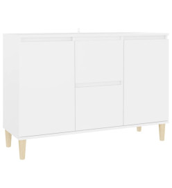 Buffet Blanc 103,5x35x70 cm Aggloméré