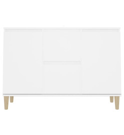 Buffet Blanc 103,5x35x70 cm Aggloméré