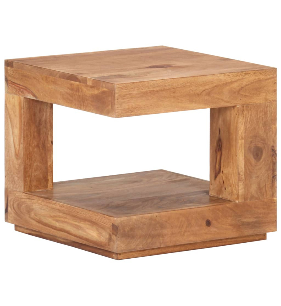 Table basse 45x45x40 cm Bois d'acacia massif