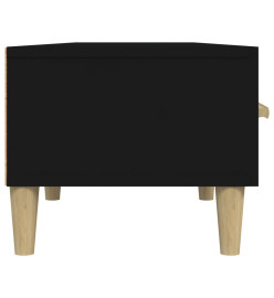 Meuble TV Noir 150x34,5x30 cm Bois d'ingénierie