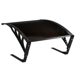Toit de garage pour tondeuse robot 77x103x46 cm Noir