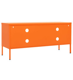 Meuble TV Orange 105x35x50 cm Acier