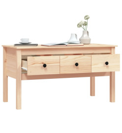 Table basse 102x49x55 cm Bois massif de pin