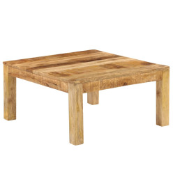 Table basse 80x80x40 cm Bois de manguier massif