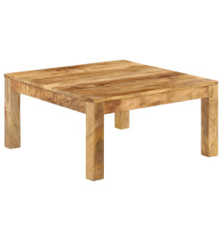 Table basse 80x80x40 cm Bois de manguier massif