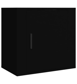 Tables de chevet murales 2 pcs Noir 50x30x47 cm