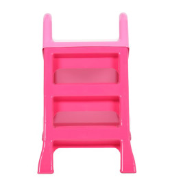 Toboggan pliable pour enfants 111 cm Rose