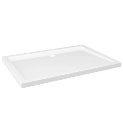 Receveur de douche rectangulaire ABS Blanc 70x100 cm