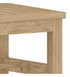 Table basse 45x45x30 cm bois massif de teck